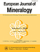 Cover image of: European Journal of Mineralogy Volume 21 Number 5