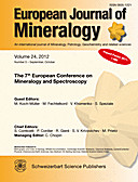 Cover image of: European Journal of Mineralogy Volume 24 Number 5