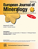 Cover image of: European Journal of Mineralogy Volume 27 Number 6