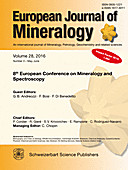 Cover image of: European Journal of Mineralogy Volume 28 Number 3
