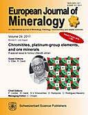 Cover image of: European Journal of Mineralogy Volume 29 Number 4