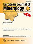 Cover image of: European Journal of Mineralogy Volume 30 Number 6