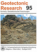 Cover image of: Geotectonic Research Volume 95 Number 1