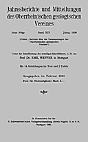 Cover image of: Jahresberichte und Mitteilungen des Oberrheinischen Geologischen Vereins Band 19