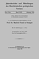 Cover image of: Jahresberichte und Mitteilungen des Oberrheinischen Geologischen Vereins Band 29