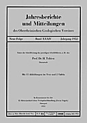 Cover image of: Jahresberichte und Mitteilungen des Oberrheinischen Geologischen Vereins Band 34