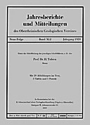 Cover image of: Jahresberichte und Mitteilungen des Oberrheinischen Geologischen Vereins Band 41