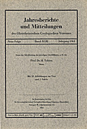 Cover image of: Jahresberichte und Mitteilungen des Oberrheinischen Geologischen Vereins Band 43