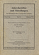 Cover image of: Jahresberichte und Mitteilungen des Oberrheinischen Geologischen Vereins Band 45