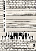 Cover image of: Jahresberichte und Mitteilungen des Oberrheinischen Geologischen Vereins Band 46