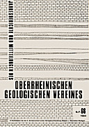 Cover image of: Jahresberichte und Mitteilungen des Oberrheinischen Geologischen Vereins Band 66