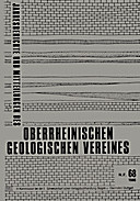 Cover image of: Jahresberichte und Mitteilungen des Oberrheinischen Geologischen Vereins Band 68