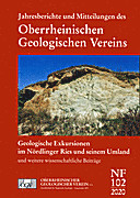 Cover image of: Jahresberichte und Mitteilungen des Oberrheinischen Geologischen Vereins Band 102