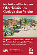 Cover image of: Jahresberichte und Mitteilungen des Oberrheinischen Geologischen Vereins Band 103