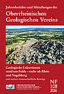 Cover image of: Jahresberichte und Mitteilungen des Oberrheinischen Geologischen Vereins Band 108