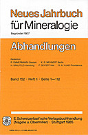 Cover image of: Neues Jahrbuch für Mineralogie - Abhandlungen Band 152 Heft 1