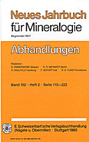 Cover image of: Neues Jahrbuch für Mineralogie - Abhandlungen Band 152 Heft 2