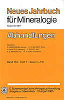 Cover image of: Neues Jahrbuch für Mineralogie - Abhandlungen Band 153 Heft 1