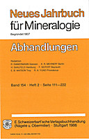Cover image of: Neues Jahrbuch für Mineralogie - Abhandlungen Band 154 Heft 2