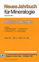 Cover image of: Neues Jahrbuch für Mineralogie - Abhandlungen Band 157 Heft 2