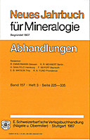 Cover image of: Neues Jahrbuch für Mineralogie - Abhandlungen Band 157 Heft 3