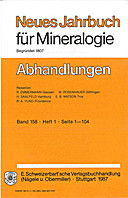 Umschlagbild des Buches: Neues Jahrbuch für Mineralogie - Abhandlungen Band 158 Heft 1