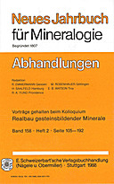 Umschlagbild des Buches: Neues Jahrbuch für Mineralogie - Abhandlungen Band 158 Heft 2