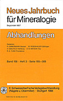 Umschlagbild des Buches: Neues Jahrbuch für Mineralogie - Abhandlungen Band 158 Heft 3