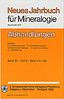 Cover image of: Neues Jahrbuch für Mineralogie - Abhandlungen Band 161 Heft 2