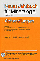 Cover image of: Neues Jahrbuch für Mineralogie - Abhandlungen Band 161 Heft 3