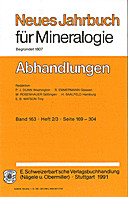 Cover image of: Neues Jahrbuch für Mineralogie - Abhandlungen Band 163 Heft 2-3