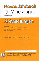 Cover image of: Neues Jahrbuch für Mineralogie - Abhandlungen Band 164 Heft 2-3