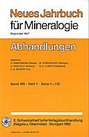 Cover image of: Neues Jahrbuch für Mineralogie - Abhandlungen Band 165 Heft 1