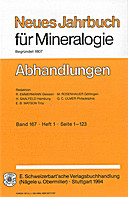 Cover image of: Neues Jahrbuch für Mineralogie - Abhandlungen Band 167 Heft 1