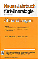 Cover image of: Neues Jahrbuch für Mineralogie - Abhandlungen Band 168 Heft 3