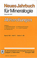 Cover image of: Neues Jahrbuch für Mineralogie - Abhandlungen Band 169 Heft 1
