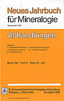 Cover image of: Neues Jahrbuch für Mineralogie - Abhandlungen Band 169 Heft 2
