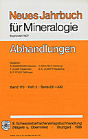 Cover image of: Neues Jahrbuch für Mineralogie - Abhandlungen Band 170 Heft 3