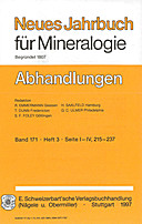 Cover image of: Neues Jahrbuch für Mineralogie - Abhandlungen Band 171 Heft 3