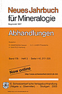 Cover image of: Neues Jahrbuch für Mineralogie - Abhandlungen Band 178 Heft 3