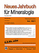 Cover image of: Neues Jahrbuch für Mineralogie - Abhandlungen Band 182 Heft 1