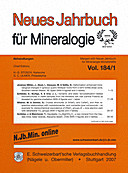 Cover image of: Neues Jahrbuch für Mineralogie - Abhandlungen Band 184 Heft 1