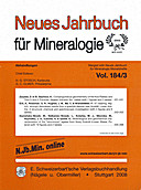 Cover image of: Neues Jahrbuch für Mineralogie - Abhandlungen Band 184 Heft 3