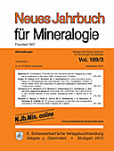 Cover image of: Neues Jahrbuch für Mineralogie - Abhandlungen Band 189 Heft 3