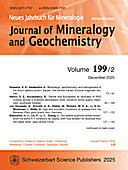 Cover image of: Neues Jahrbuch für Mineralogie - Abhandlungen Band 199 Heft 2