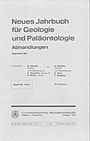 Cover image of: Neues Jahrbuch für Geologie und Paläontologie - Abhandlungen Band 145 Heft 1