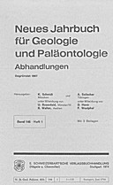 Cover image of: Neues Jahrbuch für Geologie und Paläontologie - Abhandlungen Band 146 Heft 1