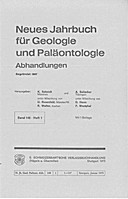 Cover image of: Neues Jahrbuch für Geologie und Paläontologie - Abhandlungen Band 148 Heft 1