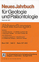 Cover image of: Neues Jahrbuch für Geologie und Paläontologie - Abhandlungen Band 156 Heft 2