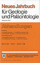 Cover image of: Neues Jahrbuch für Geologie und Paläontologie - Abhandlungen Band 158 Heft 1